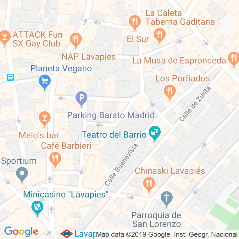Código Postal calle Escuadra en Madrid