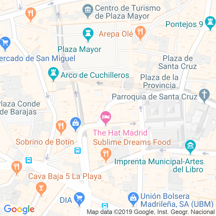 Código Postal calle Imperial   (Impares Del 1 Al Final)  (Pares Del 2 Al Final) en Madrid