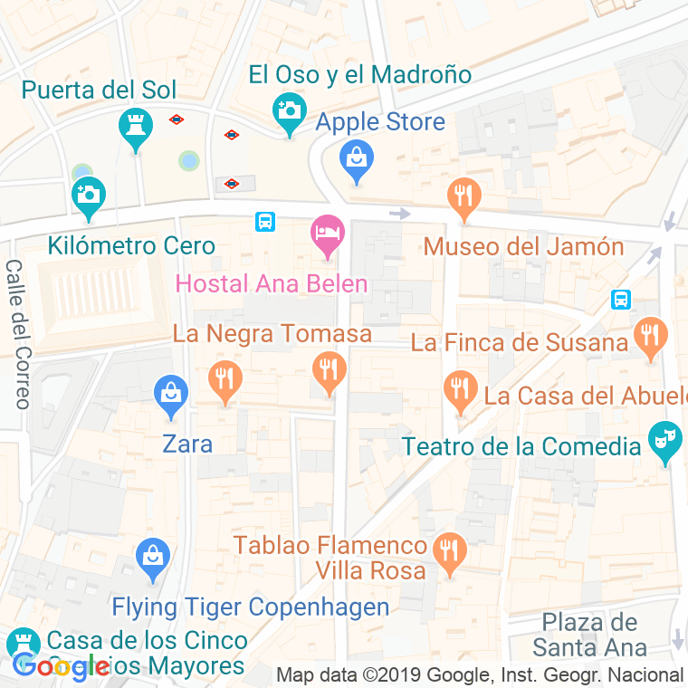 Código Postal calle Matheu, pasaje en Madrid