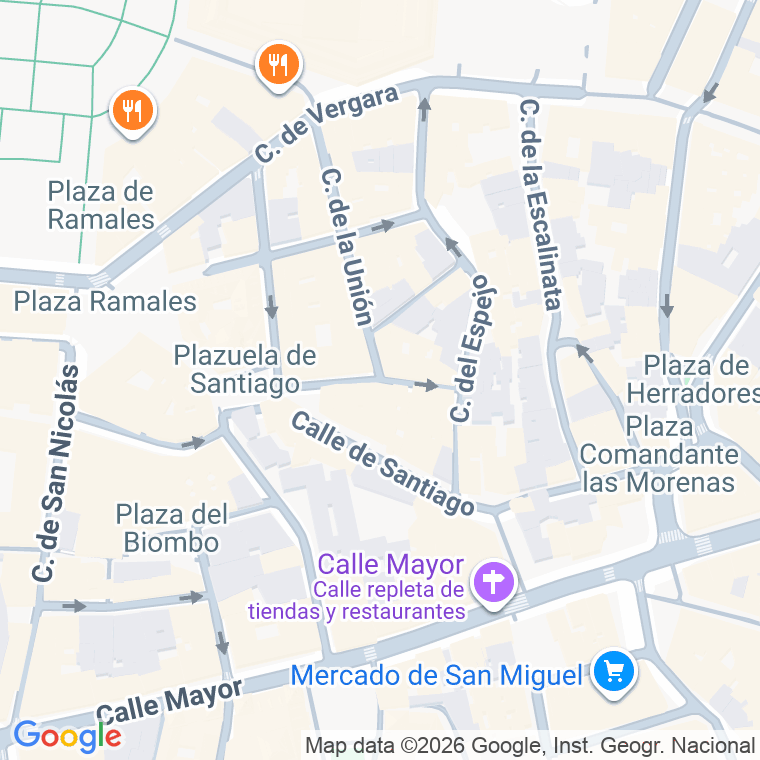 Código postal de Conde de Lemos en Madrid