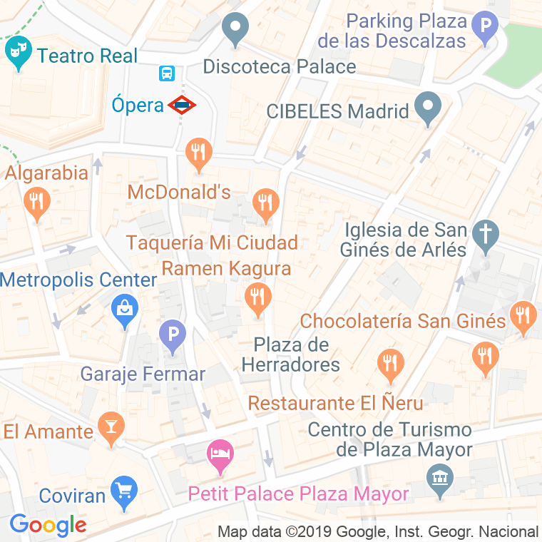 Código Postal calle Fuentes en Madrid