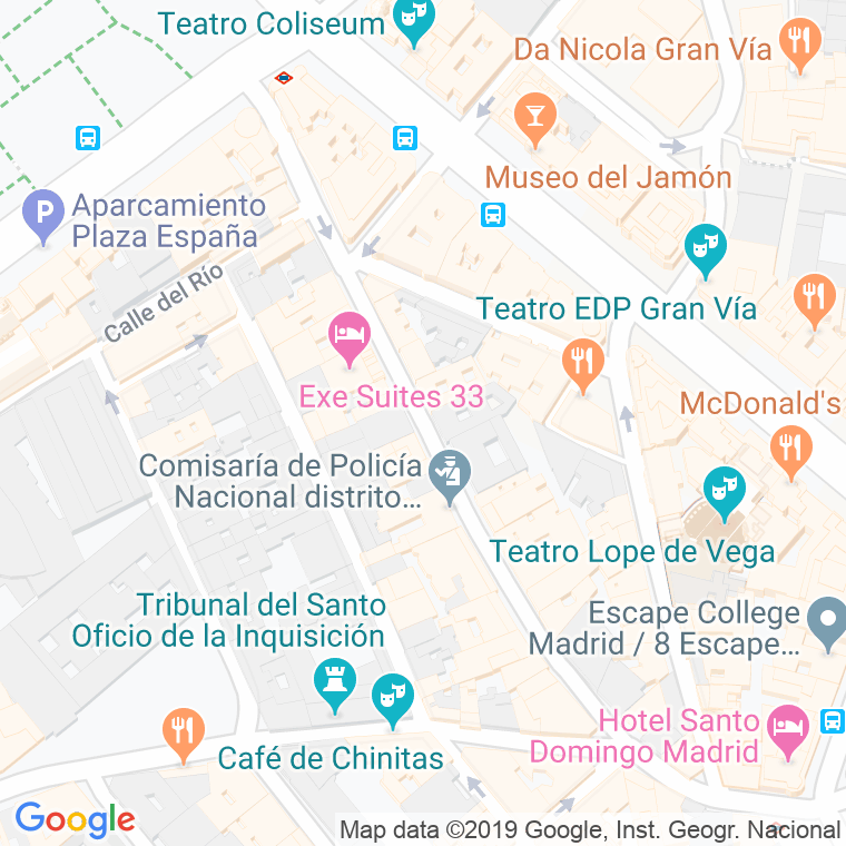 Código Postal calle Leganitos en Madrid