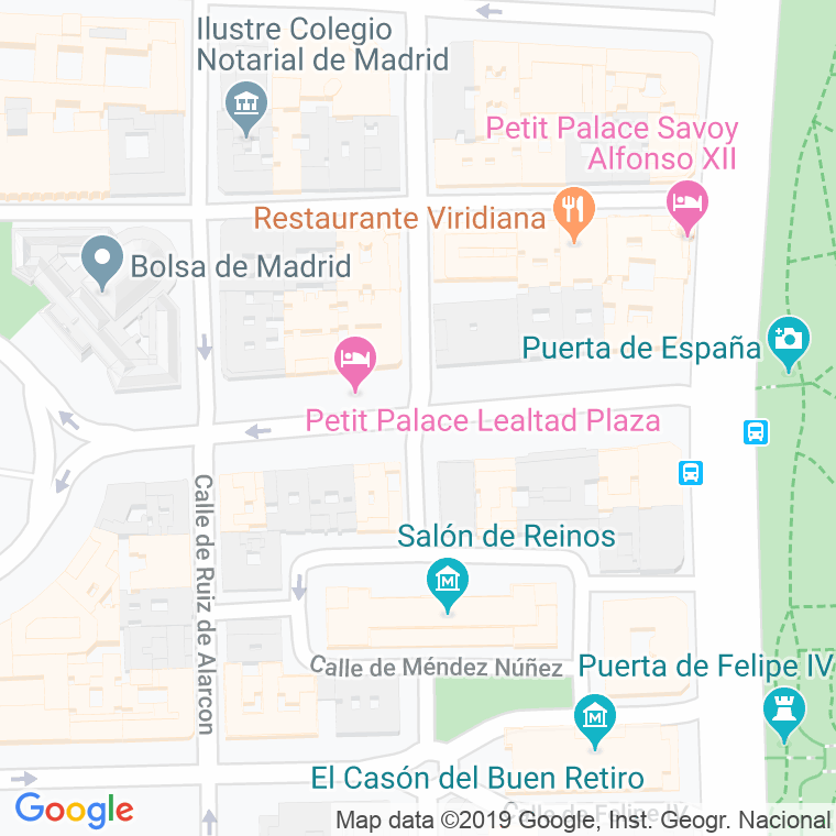 Código Postal calle Antonio Maura en Madrid