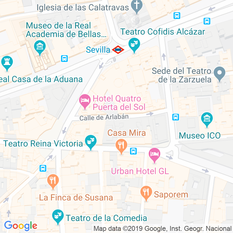 Código Postal calle Arlaban en Madrid