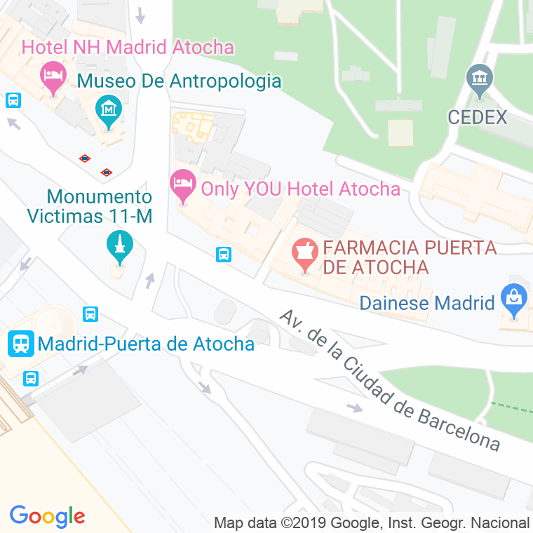 Código Postal calle Juan Bautista Sacchetti en Madrid