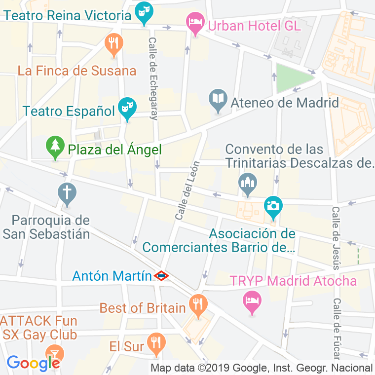 Código Postal calle Leon en Madrid