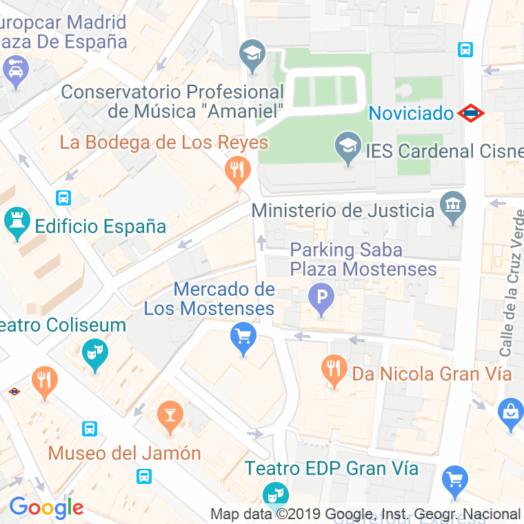 Código Postal calle Alamo en Madrid