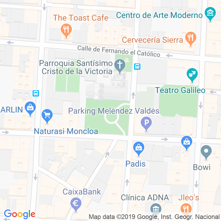 Código Postal calle Concejal Alejandro Muñoz-revenga en Madrid