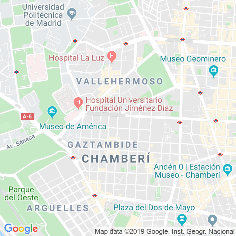 Código Postal calle Guzman El Bueno   (Impares Del 1 Al 101)  (Pares Del 2 Al 76) en Madrid