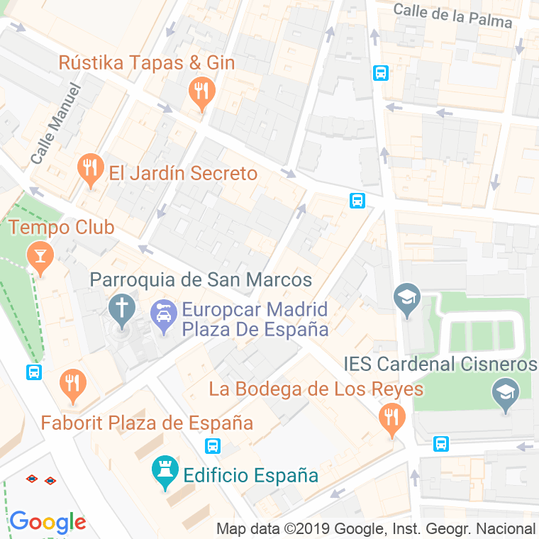 Código Postal calle Juan De Dios en Madrid