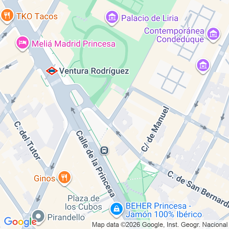 Código postal de Negras en Madrid