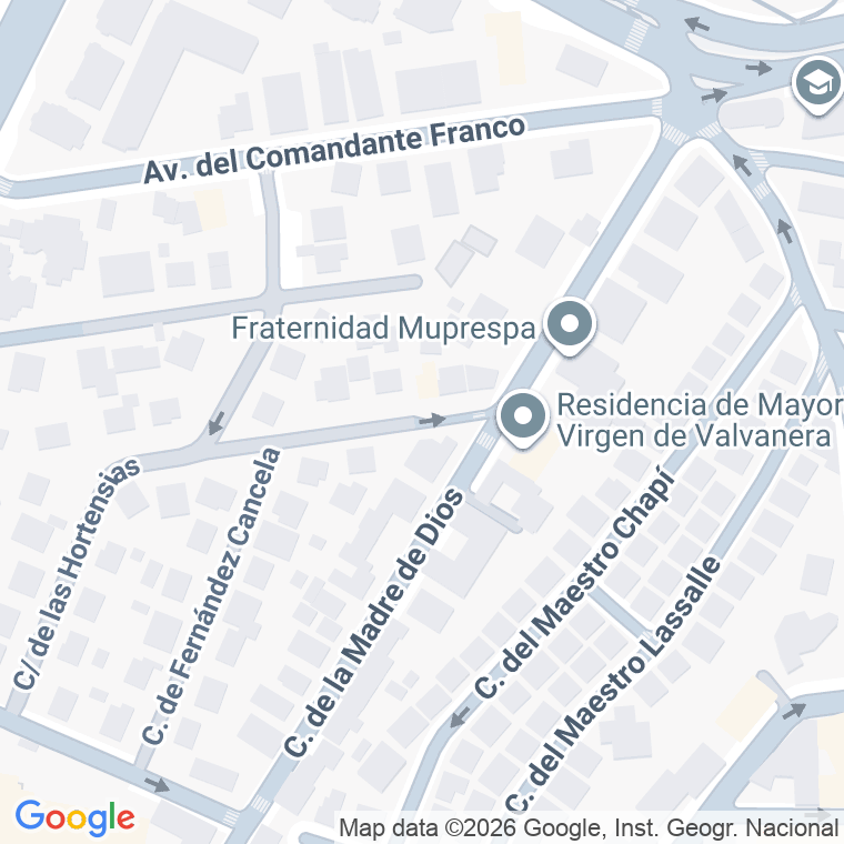 Código postal de Bermudez Cañete en Madrid