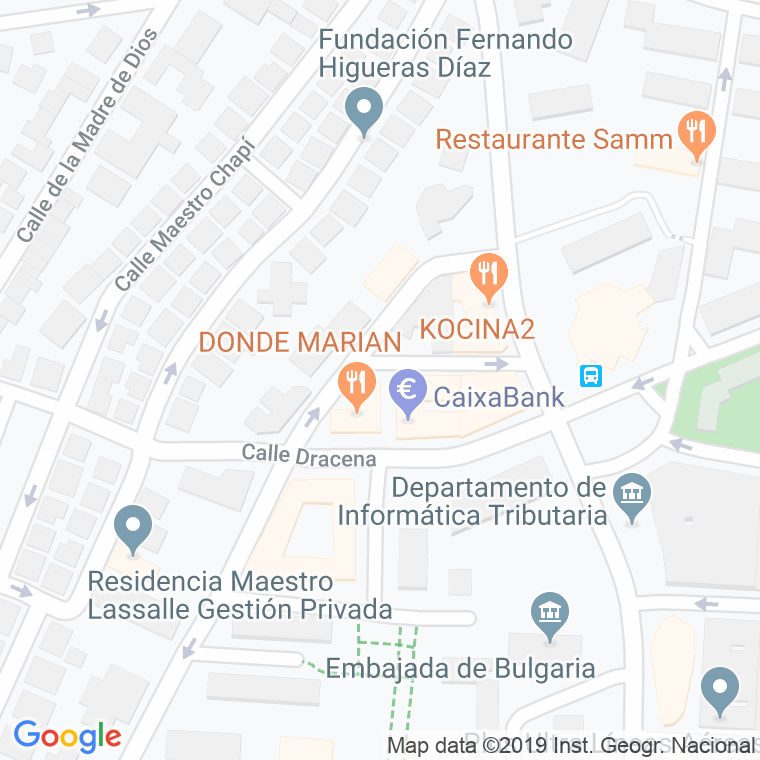 Código Postal calle Campanulas en Madrid