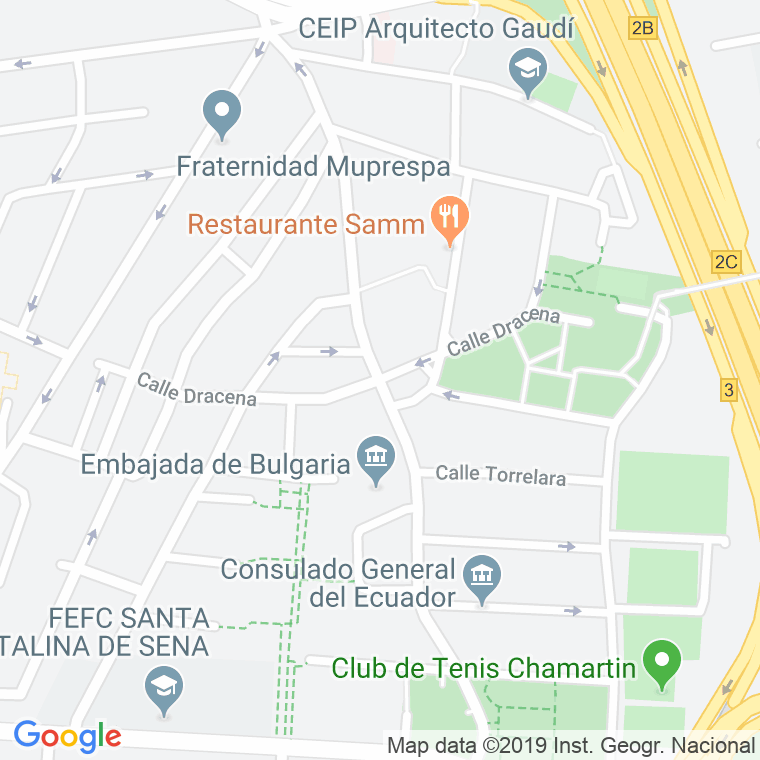 Código Postal calle Dracena en Madrid