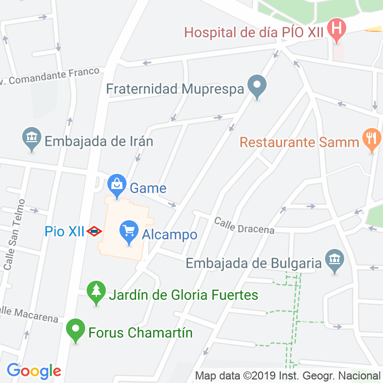 Código Postal calle Madre De Dios en Madrid