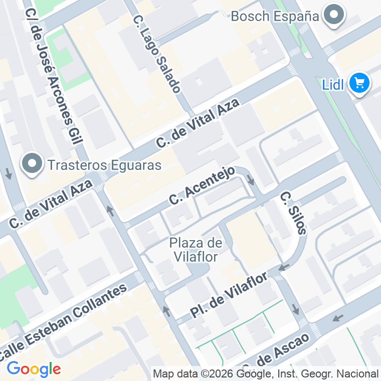Código postal de Acentejo en Madrid