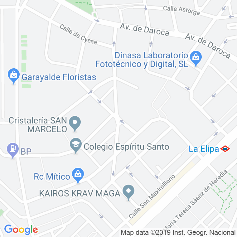 Código Postal calle Apostol Santiago en Madrid
