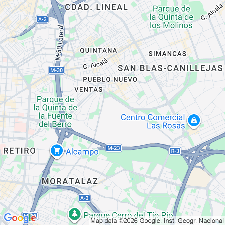 Código postal de Arriaga, Pasaje en Madrid