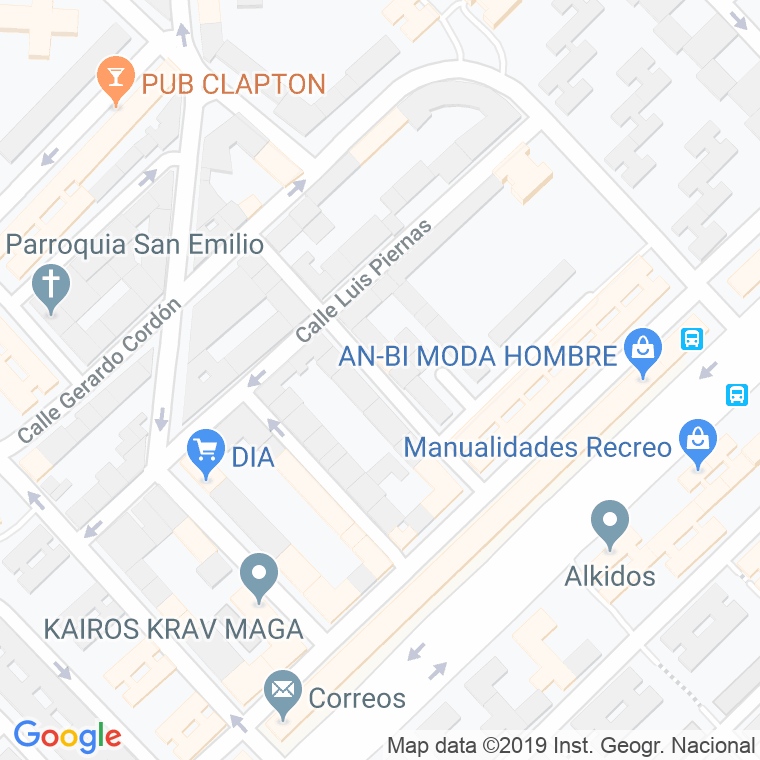 Código Postal calle Francisco Requena en Madrid