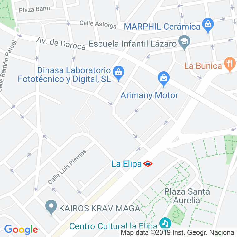 Código Postal calle Jose Barbastre en Madrid