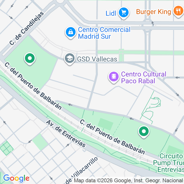 Código postal de Felipe de Diego en Madrid