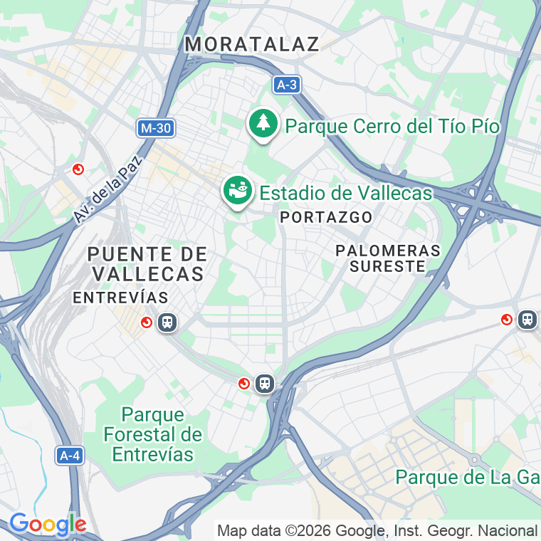Código postal de San Diego, Plaza (impares del 1 al Final)  (pares del 2 al Final) en Madrid