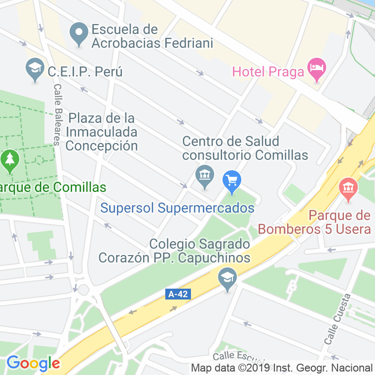 Código Postal calle Eduardo Marquina en Madrid