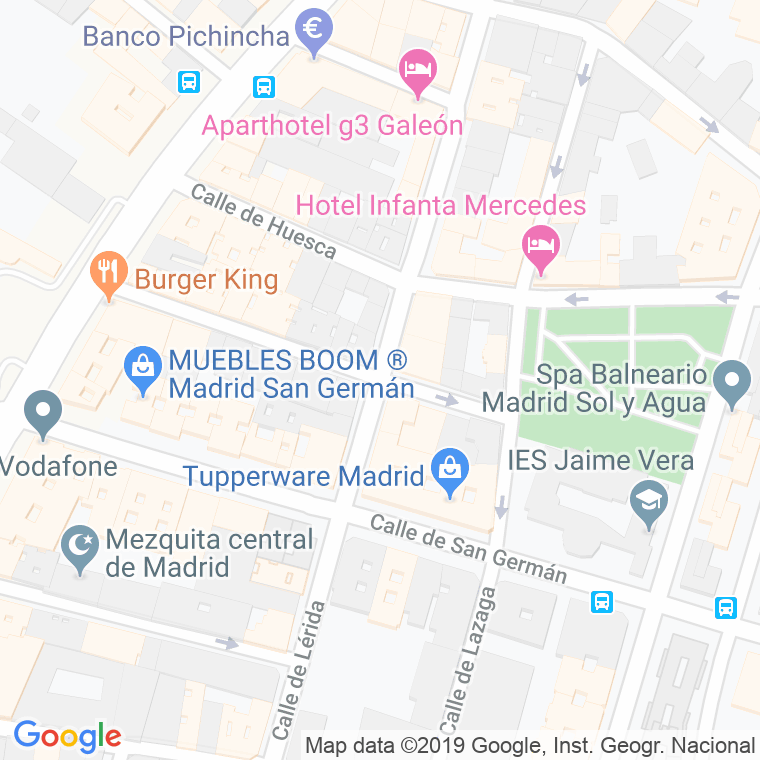 Código Postal calle Marques De Leis en Madrid