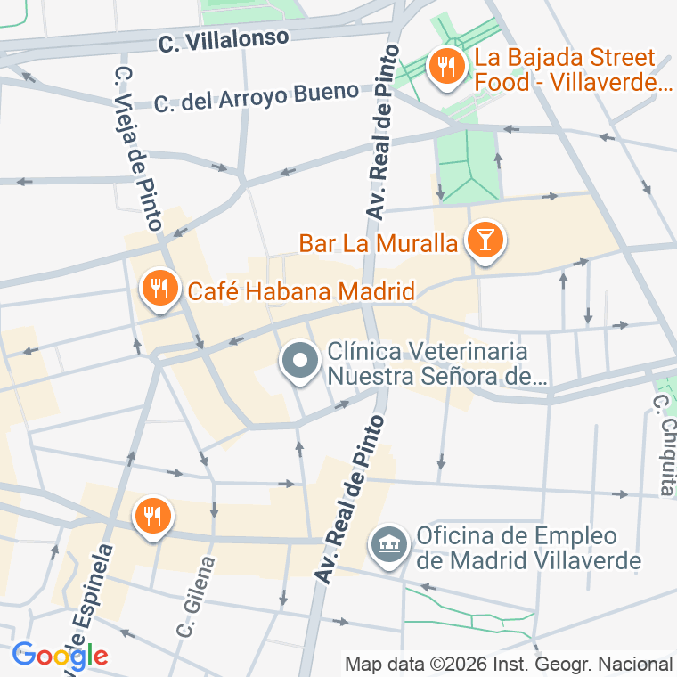 Código postal de Trva Oxigeno en Madrid