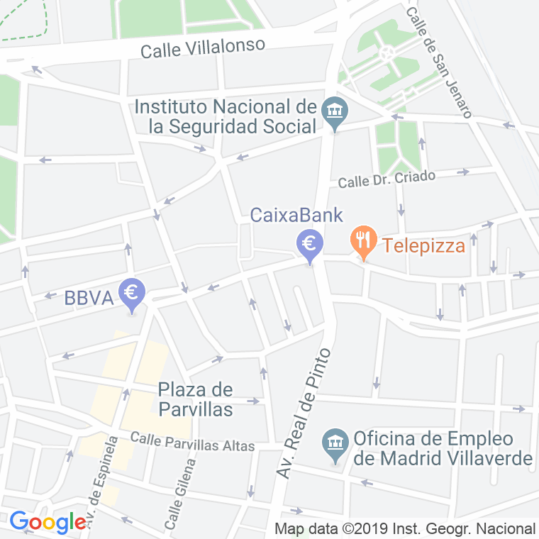 Código Postal calle Doctor Iglesias Fernandez en Madrid