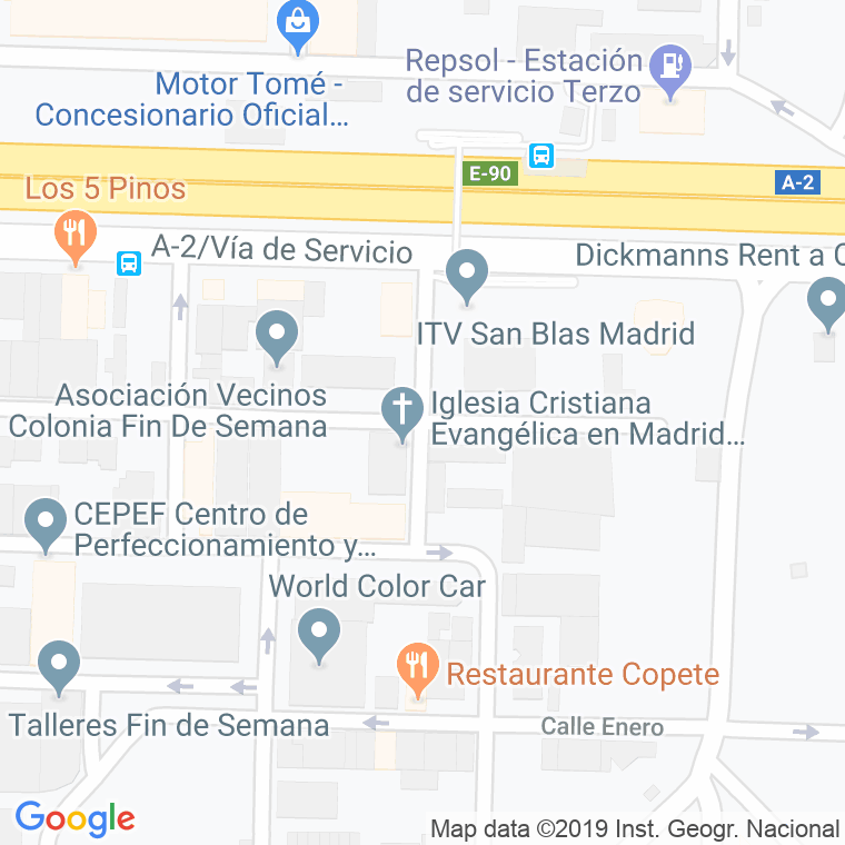 Código Postal calle Aguaviva en Madrid