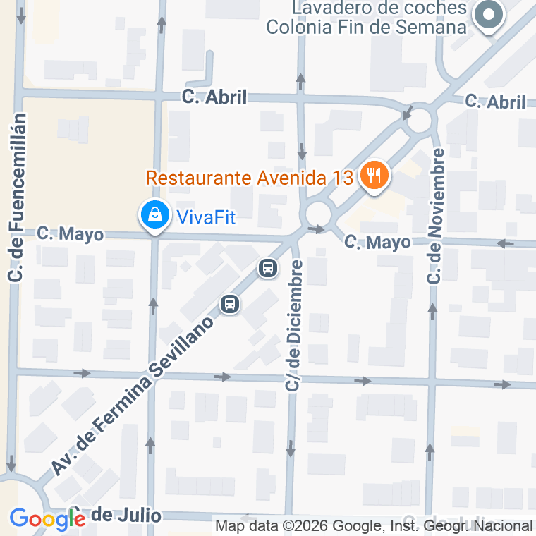 Código postal de Fin de Semana, Avenida en Madrid