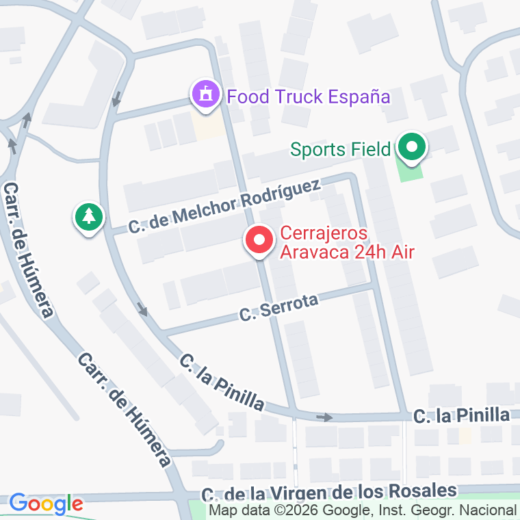 Código postal de Bola del Mundo en Madrid