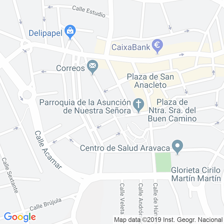 Código Postal calle Caroli en Madrid