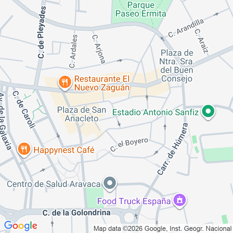 Código postal de Valdivieso en Madrid