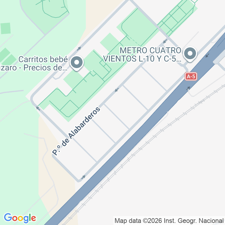 Código postal de Col Militar de Cuatro Vientos en Madrid
