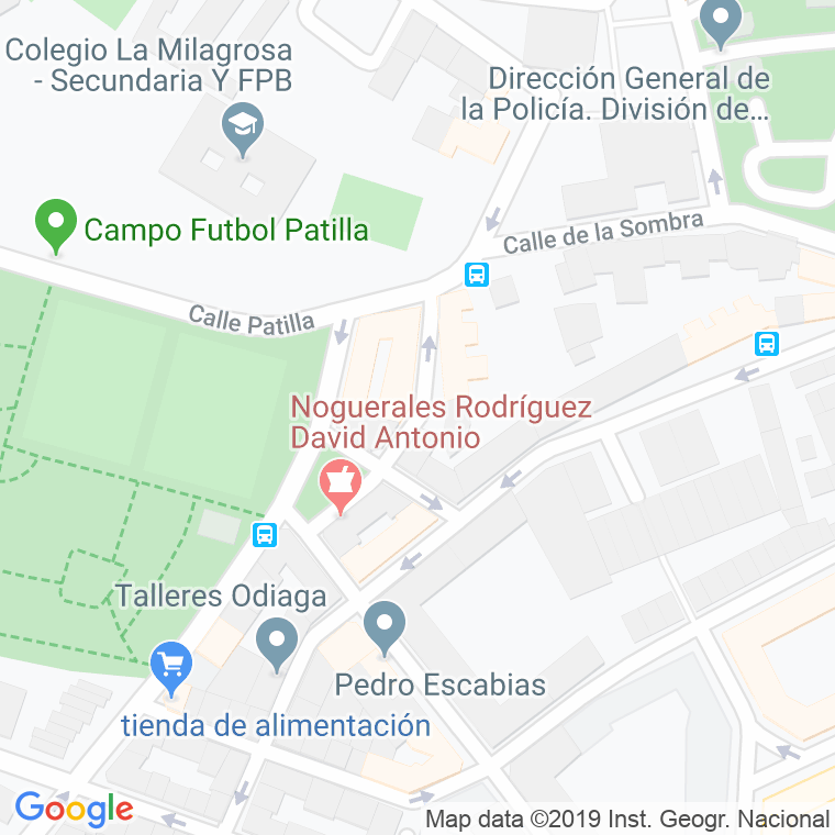 Código Postal calle Amanecer en Madrid