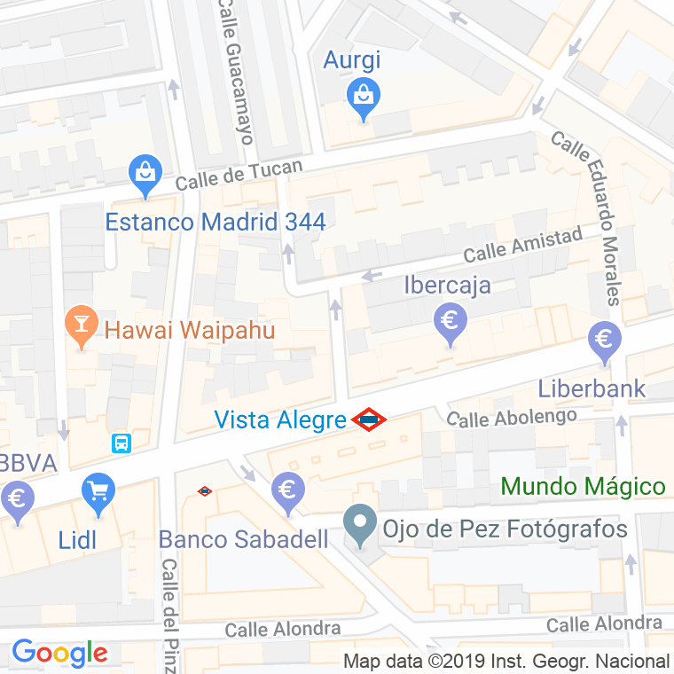 Código Postal calle Blandon en Madrid