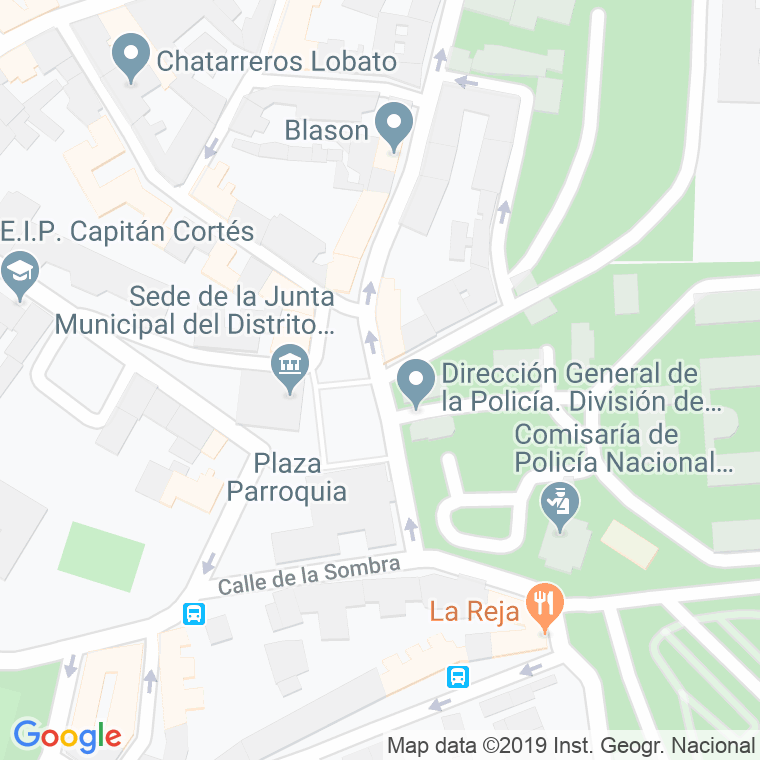 Código Postal calle Carabanchel, plaza en Madrid