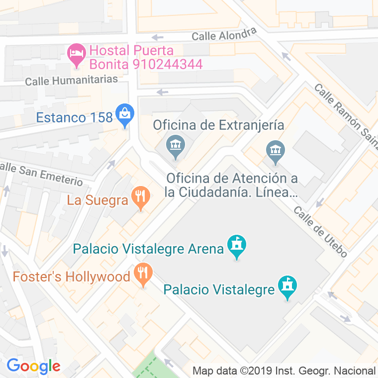 Código Postal calle Castrogeriz en Madrid