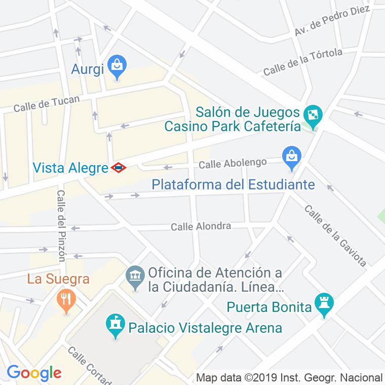 Código Postal calle Eduardo Morales en Madrid