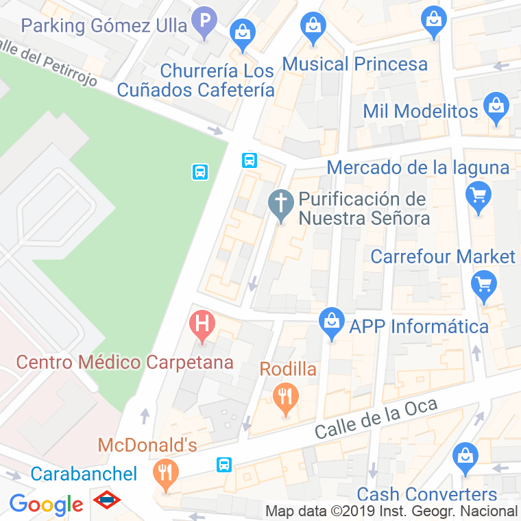 Código Postal calle Eduardo Urosa en Madrid