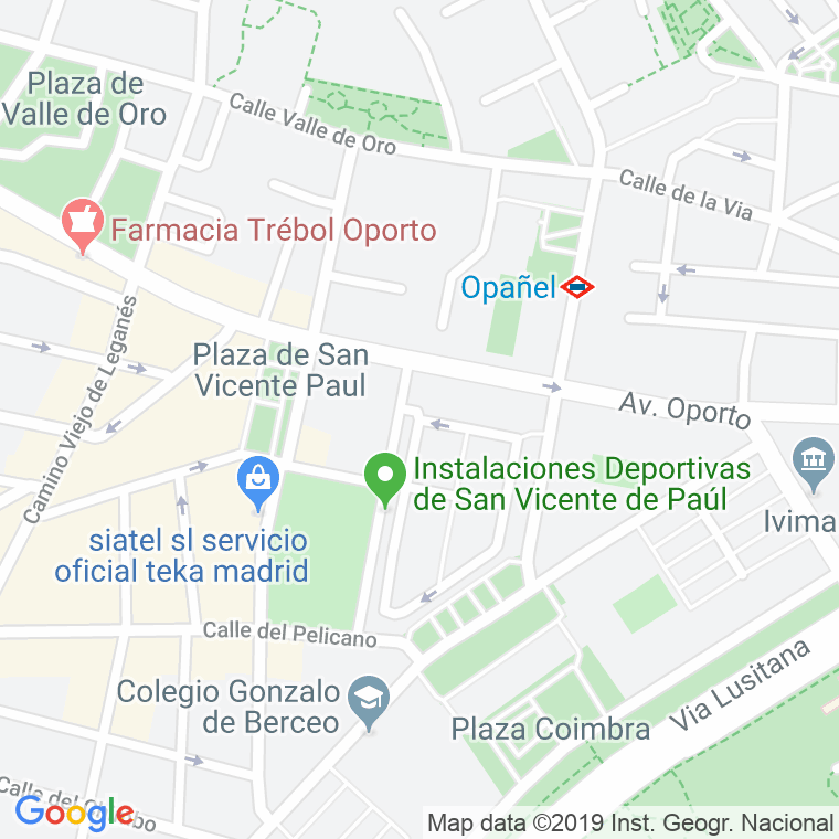 Código Postal calle Elvas en Madrid