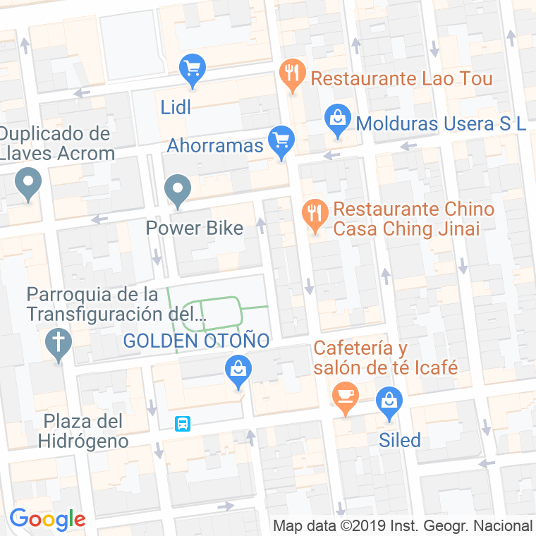 Código Postal calle Carlos Marin en Madrid