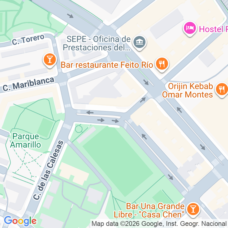 Código postal de Vallandes en Madrid