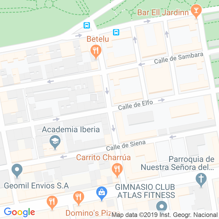 Código Postal calle Florencio Llorente en Madrid