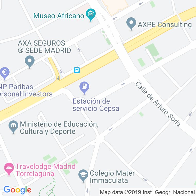 Código Postal calle Hernandez De Tejada en Madrid