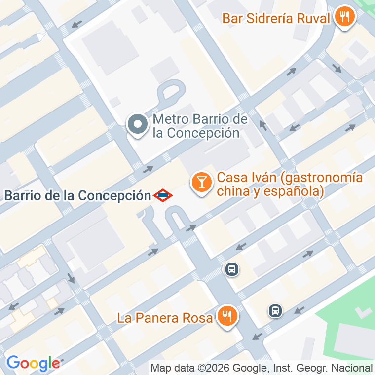 Código postal de Virgen del Romero, Plaza en Madrid
