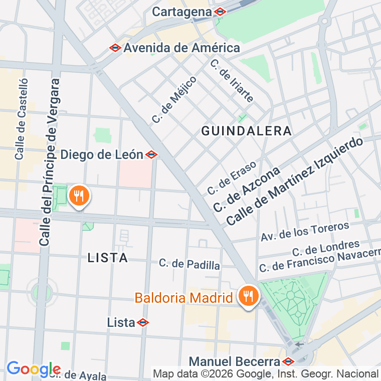 Código postal de Calle Francisco Silvela en Madrid