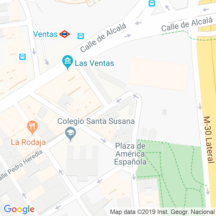 Código Postal calle Almeria en Madrid